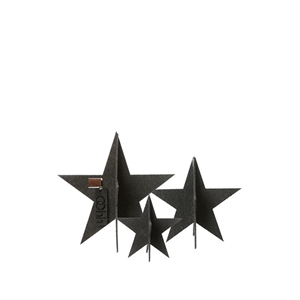Stjerner stående sort fra Lübech Living OOhh - Tinashjem
